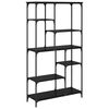 vidaXL Bookshelf Black Oak 99 x 35.5 x 176 cm Engineered Wood