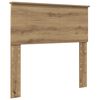 vidaXL Bed Frame Artisian Oak 90 x 200 cm Solid Pine Wood