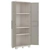 Keter Garden Storage Cabinet Wood Grain Cream and Taupe 182 cm