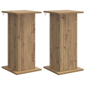 vidaXL Plant Stand 2 pcs Artisan Oak 30.5 x 30 x 60.5 cm