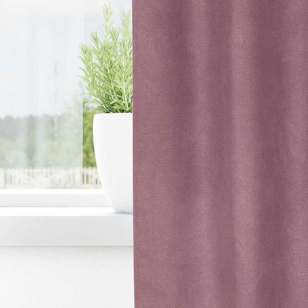 vidaXL Blackout Curtains 2 pcs Dark Pink 140 x 225 cm Velvet
