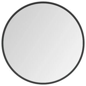 vidaXL Wall Mirror | Black | Glass | 60 cm diameter | Modern | Wall Mirror