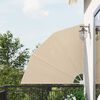 vidaXL Balcony Privacy Screen Beige 140 x 140 cm Polyester