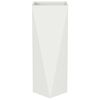 vidaXL Planter White 30 x 30 x 75 cm Steel