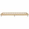 vidaXL Bed Frame without Mattress Sonoma Oak 100x200 cm Engineered Wood
