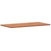 vidaXL Bathroom Countertop 100x50x1.5 cm Solid Wood Beech