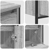 vidaXL Bathroom Furniture Set 3 pcs Grey Sonoma Engineered Wood
