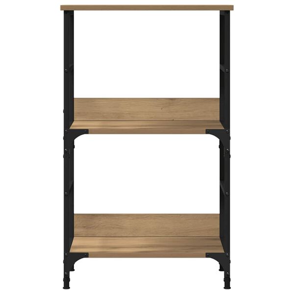 vidaXL Book Cabinet Artisan Oak 50x33x82 cm Engineered Wood