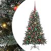 vidaXL Artificial Christmas Tree with 150 LEDs with Stand Green 120 cm