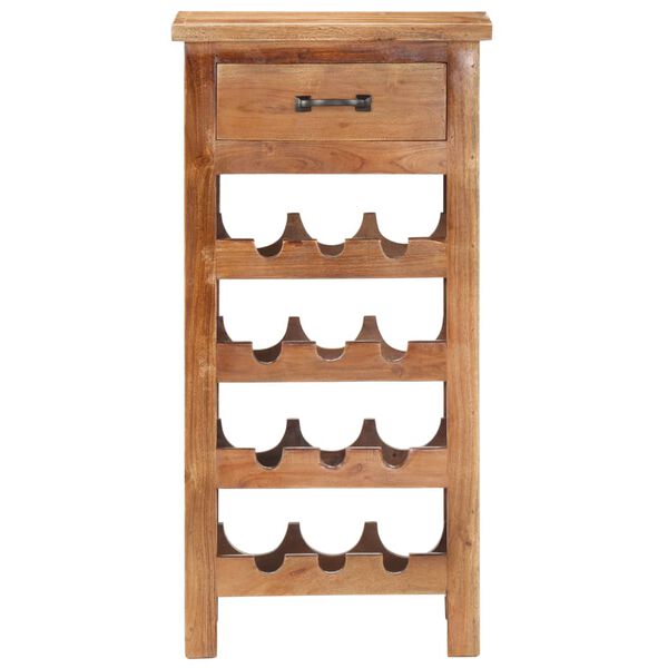 vidaXL Wine Cabinet 40x30x80 cm Solid Acacia Wood