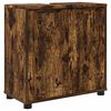 vidaXL Bathroom Basin Cabinet Smoked Oak 60 x 30 x 60 cm