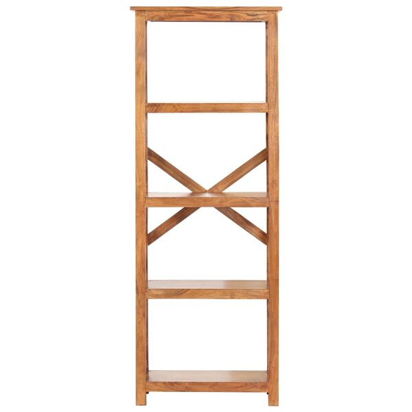 vidaXL Bookshelf 60x30x160 cm Solid Acacia Wood Honey Finish