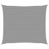 vidaXL Sunshade Sail 6 x 8 m HDPE Rectangular Anthracite and White