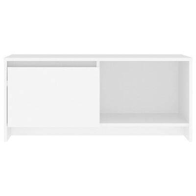 vidaXL TV Cabinet White 90x35x40 cm Engineered Wood