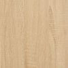 vidaXL Sideboard Sonoma Oak 70x30x80 cm Engineered Wood