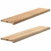 vidaXL Window Sills 2 pcs&nbsp;Untreated 120x25x2 cm Solid Wood Oak
