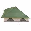 vidaXL Tipi Tent with Roof Green 358 x 296 x 258 cm Taffeta
