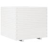 vidaXL Garden Planter White 80x80x72 cm Solid Wood Pine
