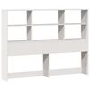 vidaXL Bookcase Bed without Mattress White 120x200cm Solid Wood Pine
