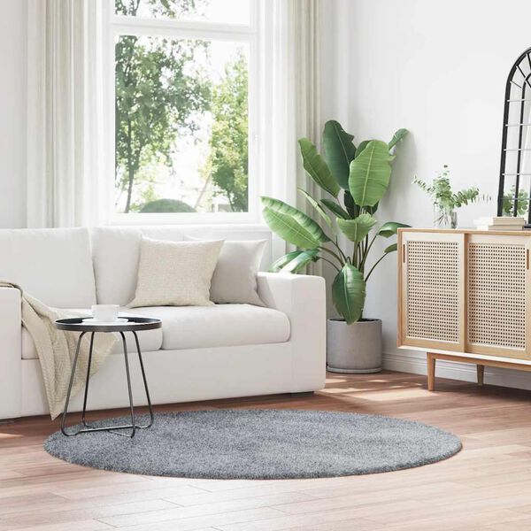 vidaXL Shaggy Rug High Pile NAVARRA Beige 200x200 cm Polyester