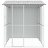 vidaXL Bird Cage with Storage Grey 215 x 310 x 247 cm Galvanised steel