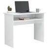 vidaXL Desk High Gloss White 90x50x74 cm Engineered Wood