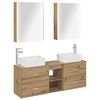 vidaXL Bathroom Furniture Set 5 pcs Artisan Oak