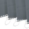 vidaXL Vertical Blinds Grey Fabric 150x180 cm