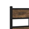 vidaXL Metal Bed Frame without Mattress Smoked Oak 120x190 cm Small Double