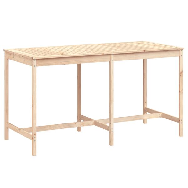 vidaXL Garden Table 203.5x90x110 cm Solid Wood Pine