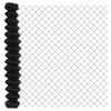 vidaXL Fence Post Grey 10 x 1.5 m (60 x 60 mm mesh) Steel and PVC