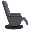 vidaXL Massage Recliner Chair Dark Grey 91 x 71 x 105.5 cm Velvet