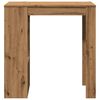 vidaXL Bar Table with Racks Artisan Oak 102x50x103.5 cm Engineered Wood