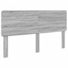 vidaXL Bed Frame Grey Sonoma 180 x 200 cm Solid Pine Wood