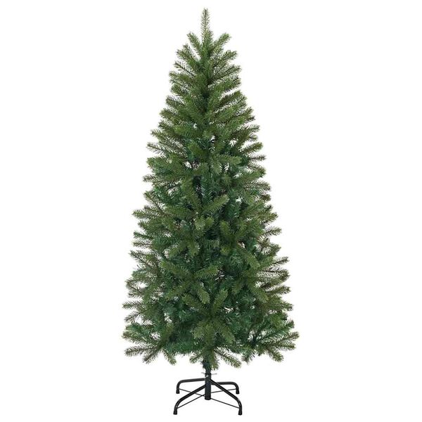 vidaXL Artificial Christmas Tree Green 120 cm PVC, PE and steel