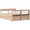 vidaXL Bed Frame without Mattress 135x190 cm Double Solid Wood Pine