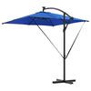 vidaXL Cantilever Banana Parasol Blue 249 x 249 x 250 cm