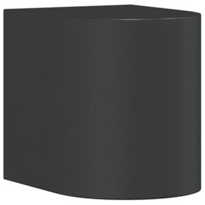 vidaXL Outdoor Wall Light Black Die-cast Aluminium