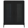 vidaXL Sideboard Black 69.5x34x90 cm Engineered Wood