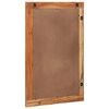 vidaXL Bathroom Mirror brown 50 x 70 x 3 cm Solid Acacia wood