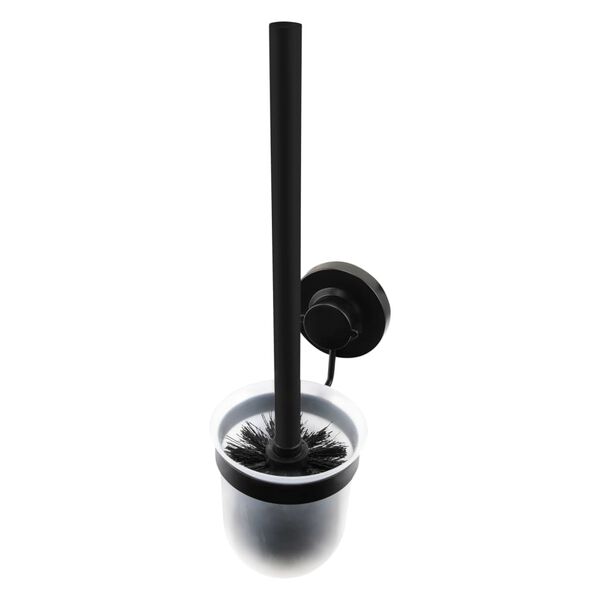 CORNAT Toilet Brush and Holder Set 3in1 Black