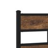 vidaXL Replace Headboard Smoked Oak 150 cm Iron and Engineered Wood