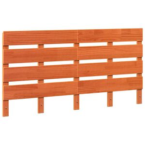 vidaXL Headboard Brown 140.5 x 3 x 80 cm Solid Pine Wood