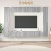 vidaXL 10 Piece TV Cabinet Set Grey Sonoma Engineered Wood