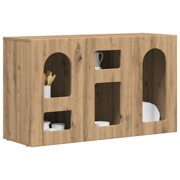 vidaXL Sideboard Artisan Oak 100 x 35 x 59 cm Engineered Wood