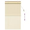 vidaXL Roller Blind with Curtains Manual Nature 90 x 160 cm Bamboo