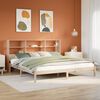 vidaXL Bookcase Bed without Mattress 200x200 cm Solid Wood Pine