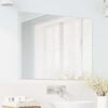vidaXL Wall Mirror Rectangular 80 x 60 cm Tempered Glass