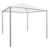 vidaXL Gazebo | White | Steel, Oxford fabric | Large | UV-resistant materials