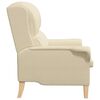 vidaXL Armchair Cream 76 x 94 x 102 cm Fabric